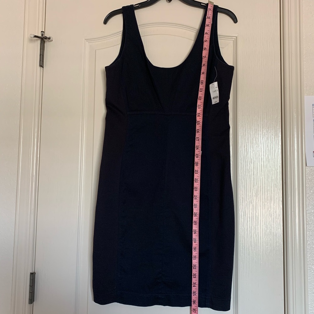 Black and blue Gap dress
